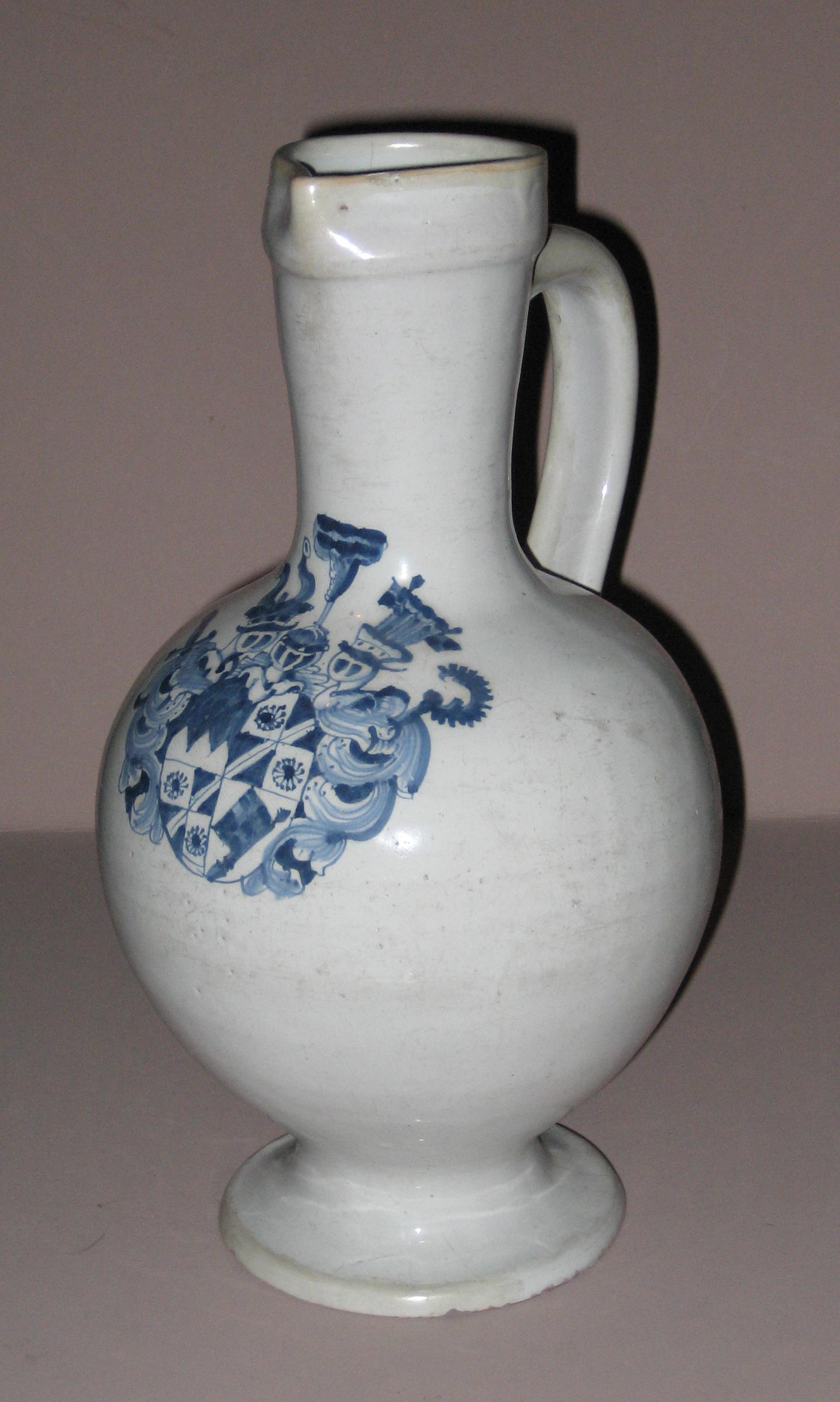 1964.0619 Delft jug  or ewer (view 2)
