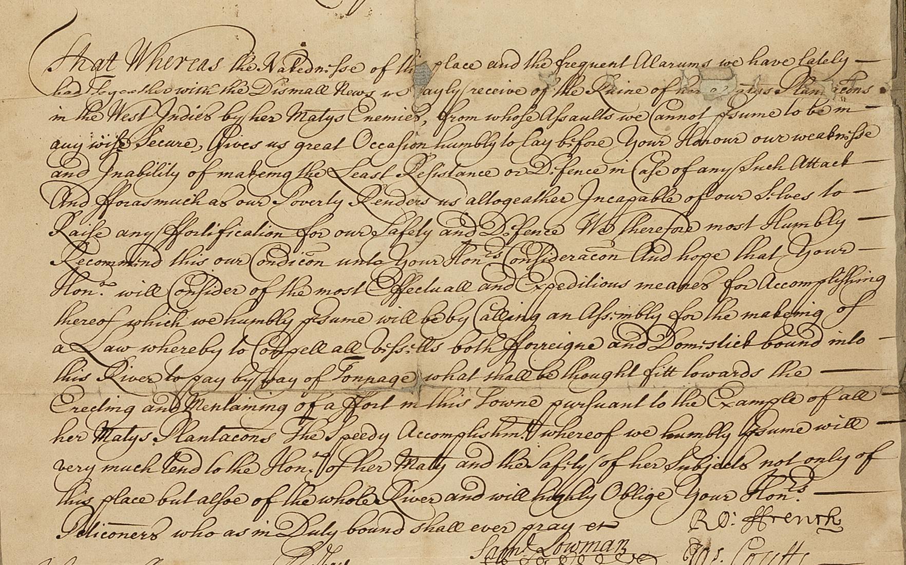 1964.0630 A Manuscript, detail 1