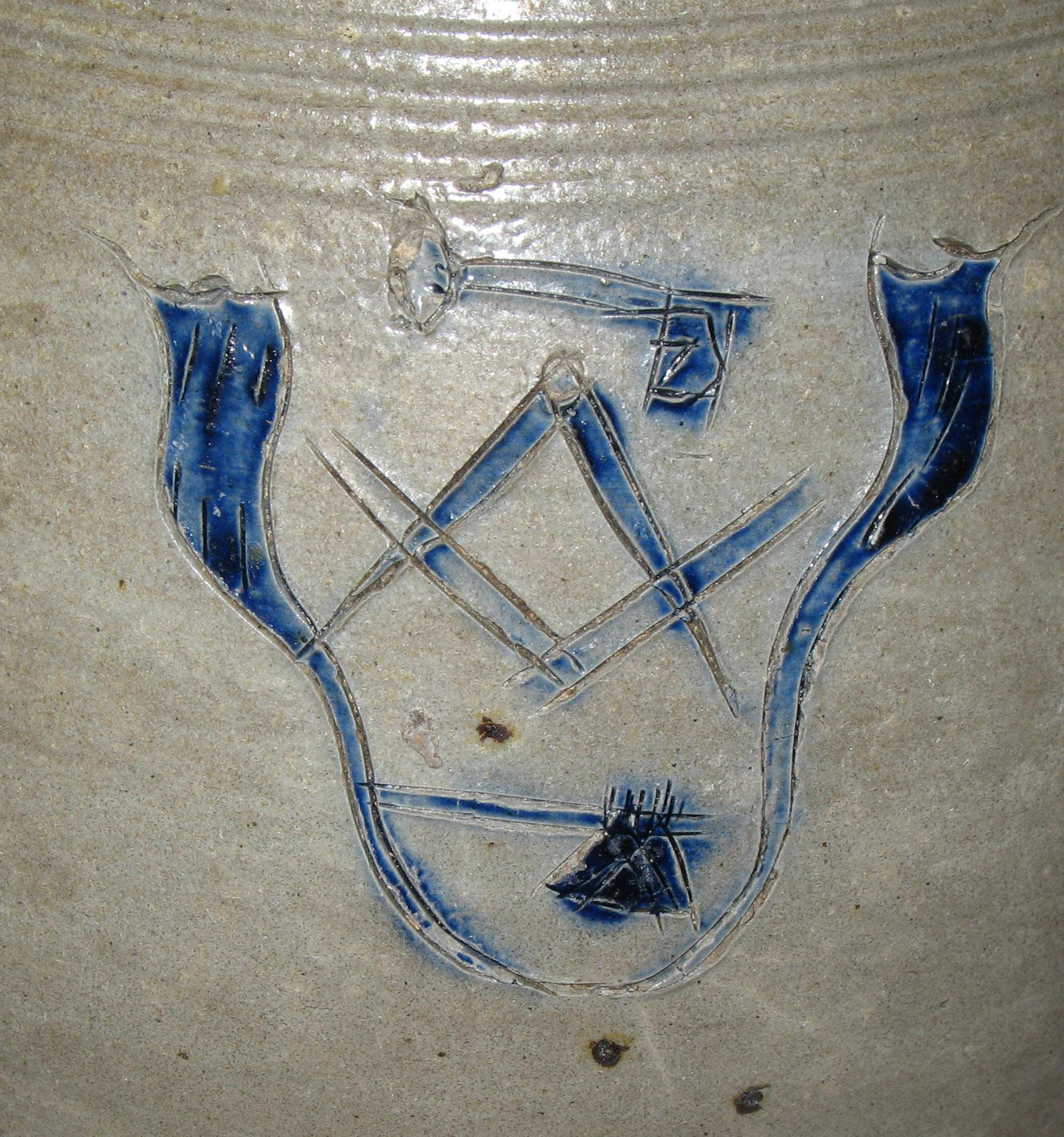 1955.0587 Crock or pot (detail)