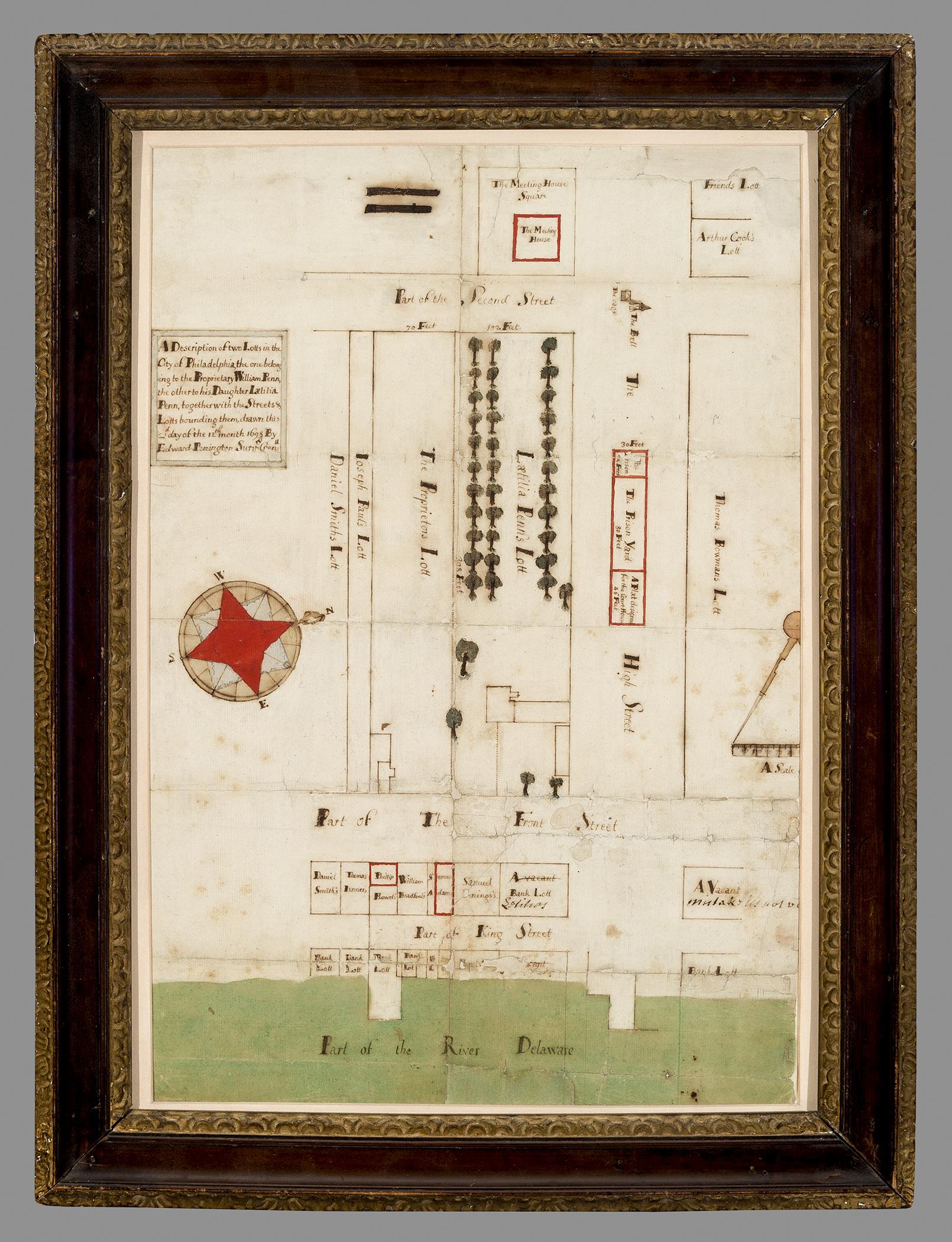 1964.0711 A Drawing, B Frame, view 1