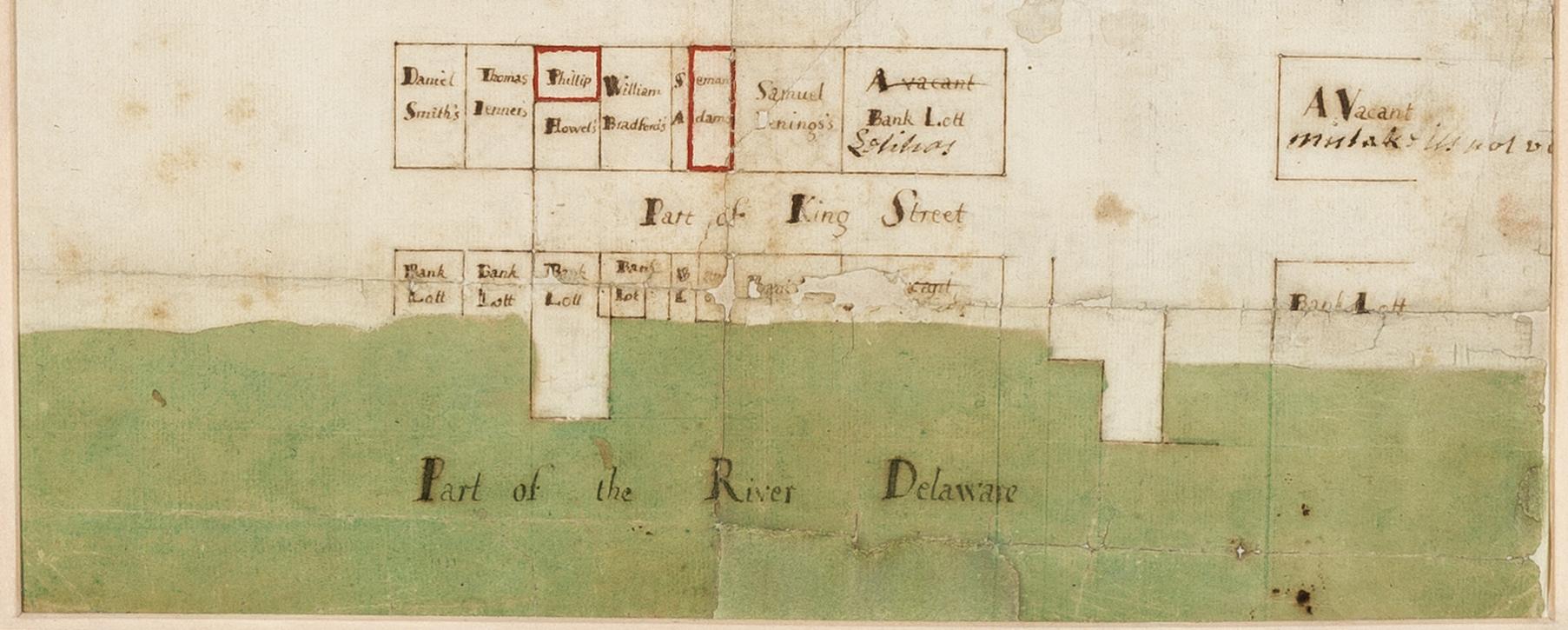 1964.0711 A Drawing, detail 3