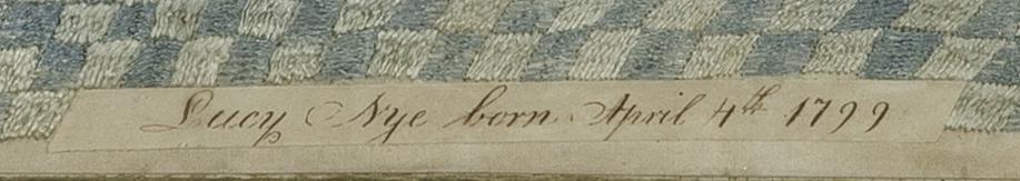 1964.0775 A Needlework Picture, Detail 6