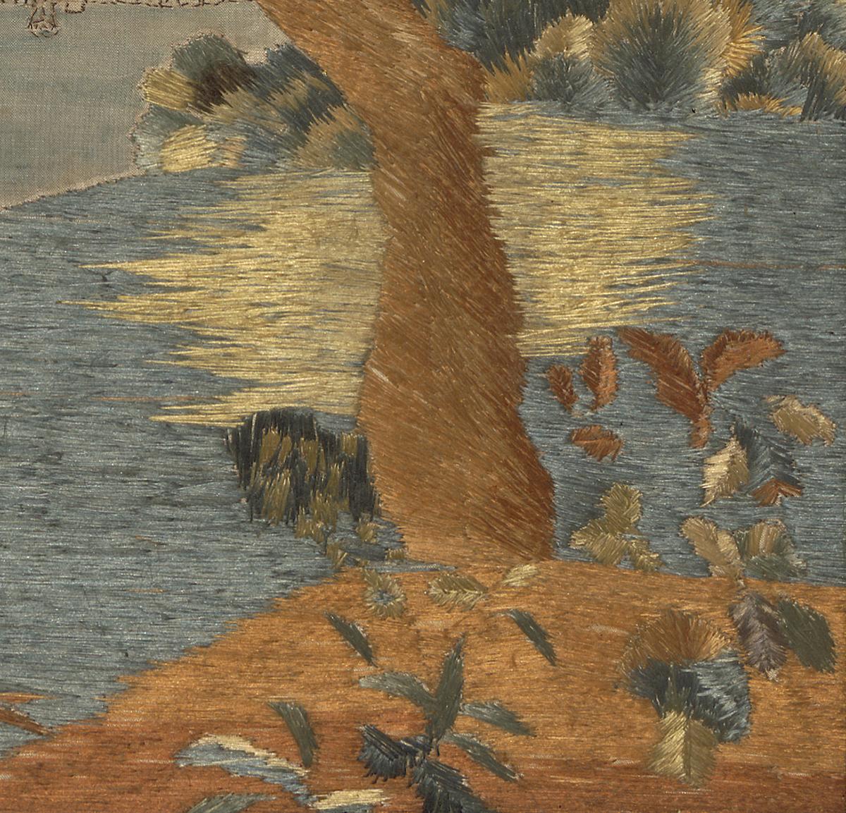 1964.0776 A Needlework picture, detail 7