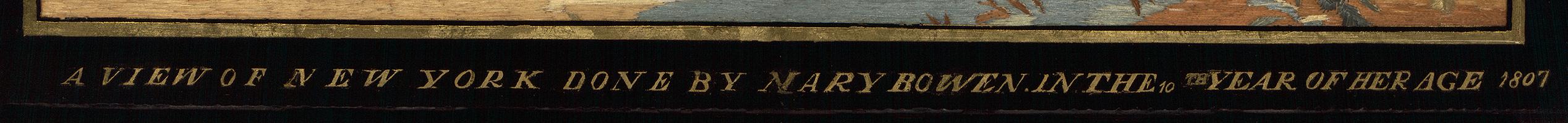 1964.0776 A Needlework picture and glass, detail 13
