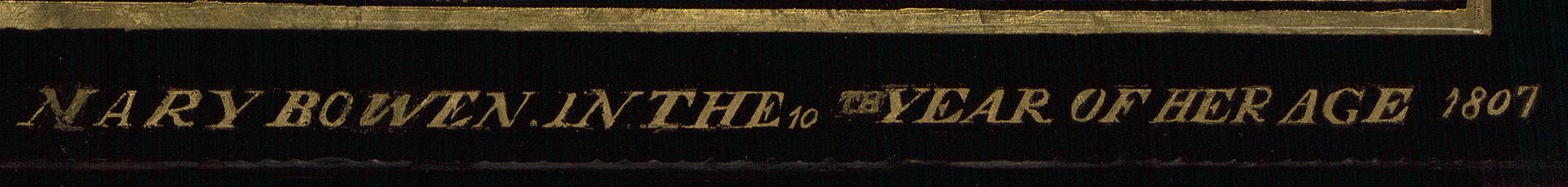1964.0776 A Needlework picture and glass, detail 14