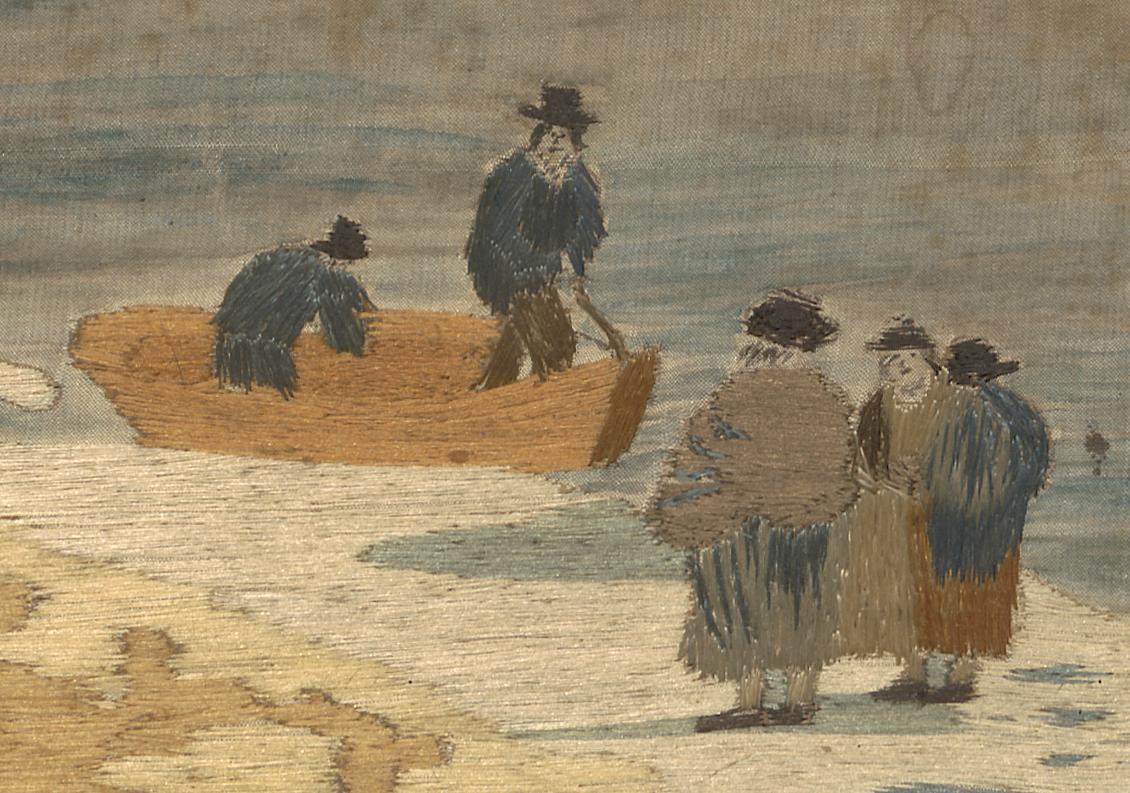 1964.0776 A Needlework picture, detail 4