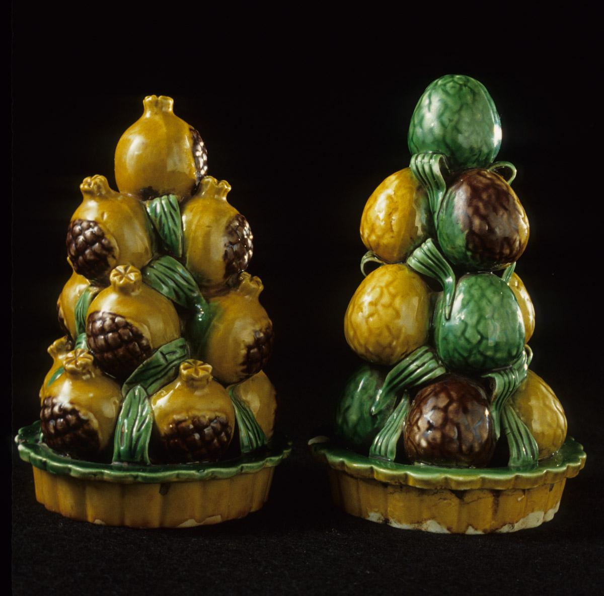 1964.0785.001, .002 Decorative fruit