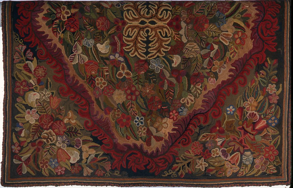 1964.0796 Rug, Hooked rug (view 1)