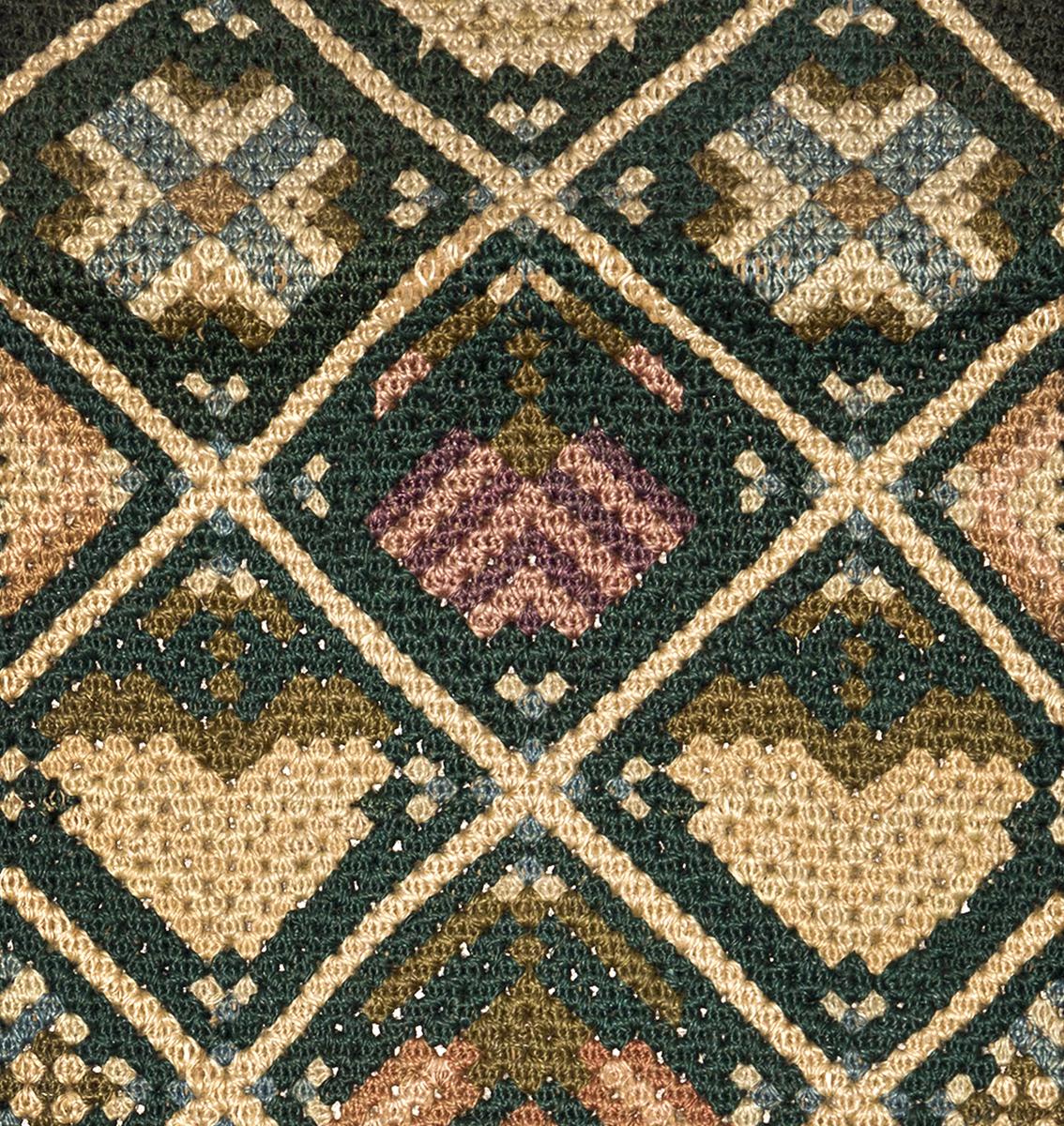 1964.0813 Pocketbook, Pattern Detail