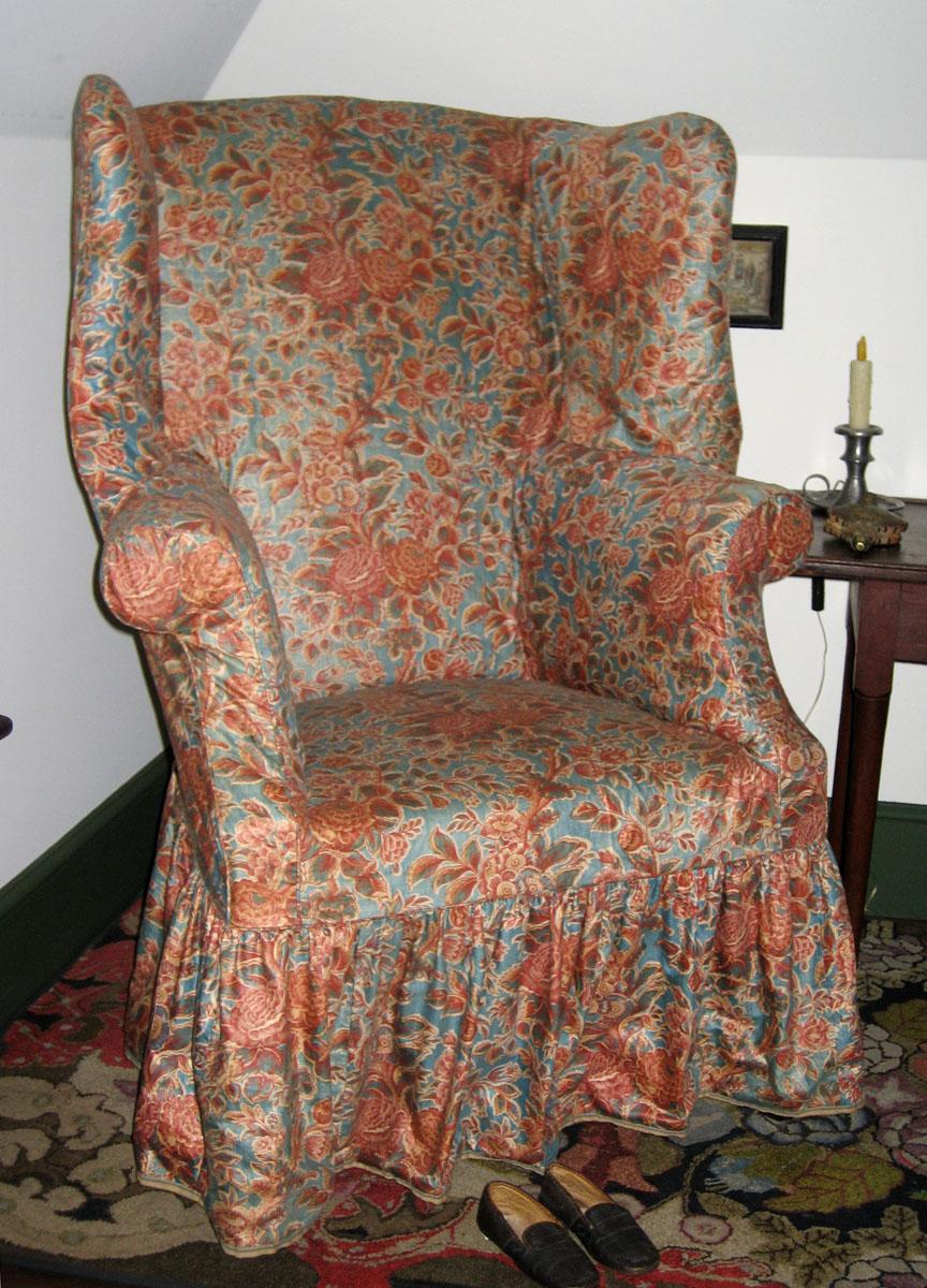 1964.0827 Chair, 1969.5467 Slip cover, view 2