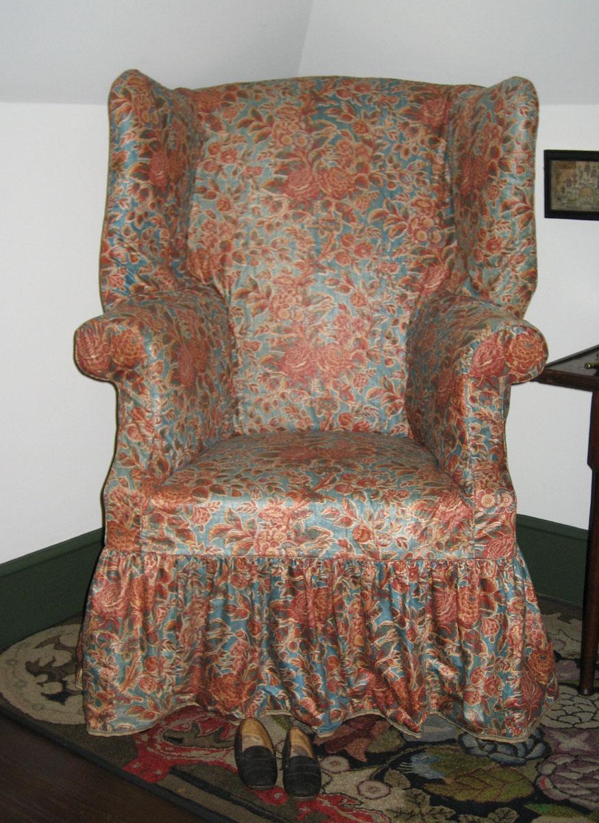 1964.0827 Chair, 1969.5467 Slip cover, view 1