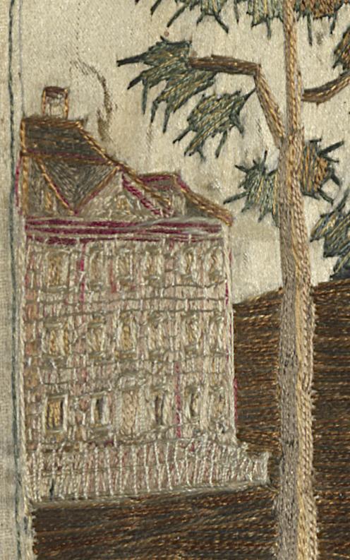 1964.0841 A Needlework Picture, Detail 3