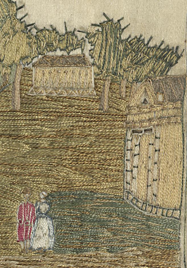 1964.0841 A Needlework Picture, Detail 4