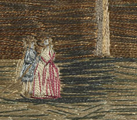 1964.0841 A Needlework Picture, Detail 5