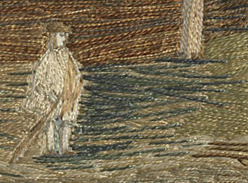 1964.0841 A Needlework Picture, Detail 6