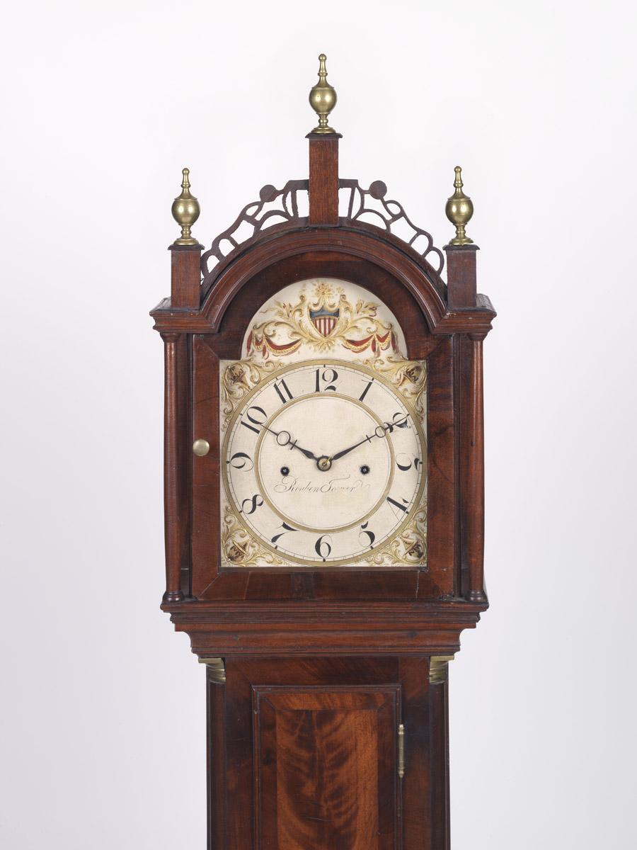 1955.0622 Clock, Dwarf tall clock (view 2)