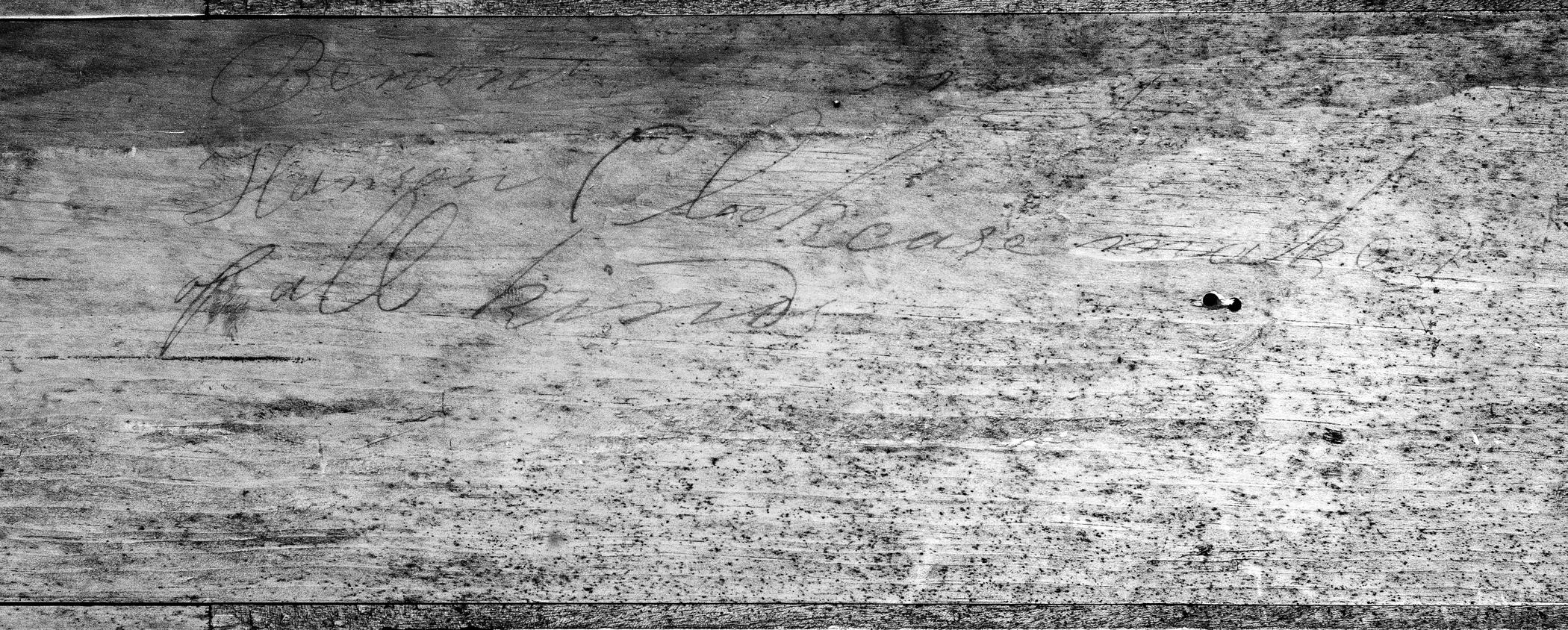 1955.0622 A-G Clock, detail 3, infrared
