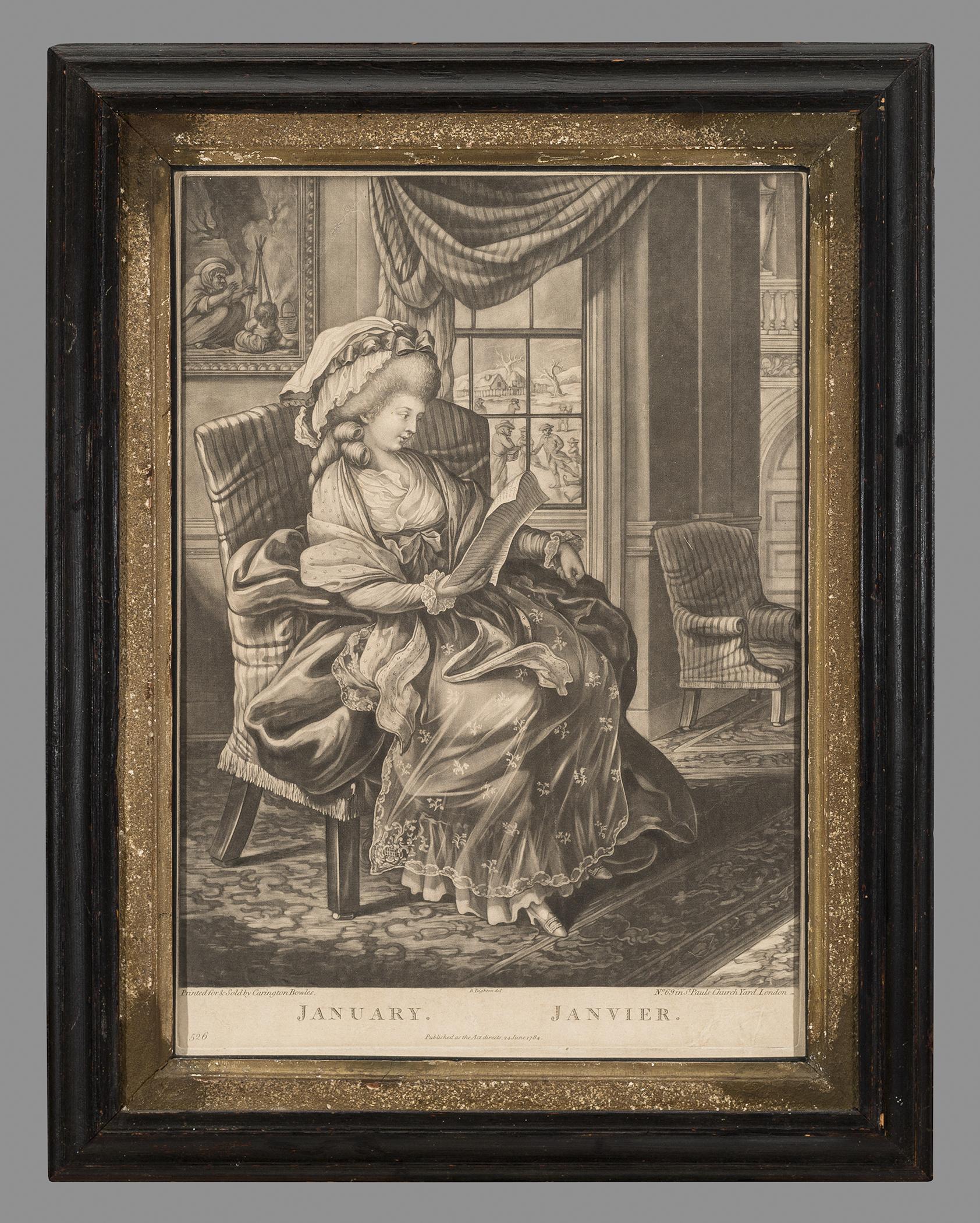 1964.0892.001 A Print, B Frame, view 1