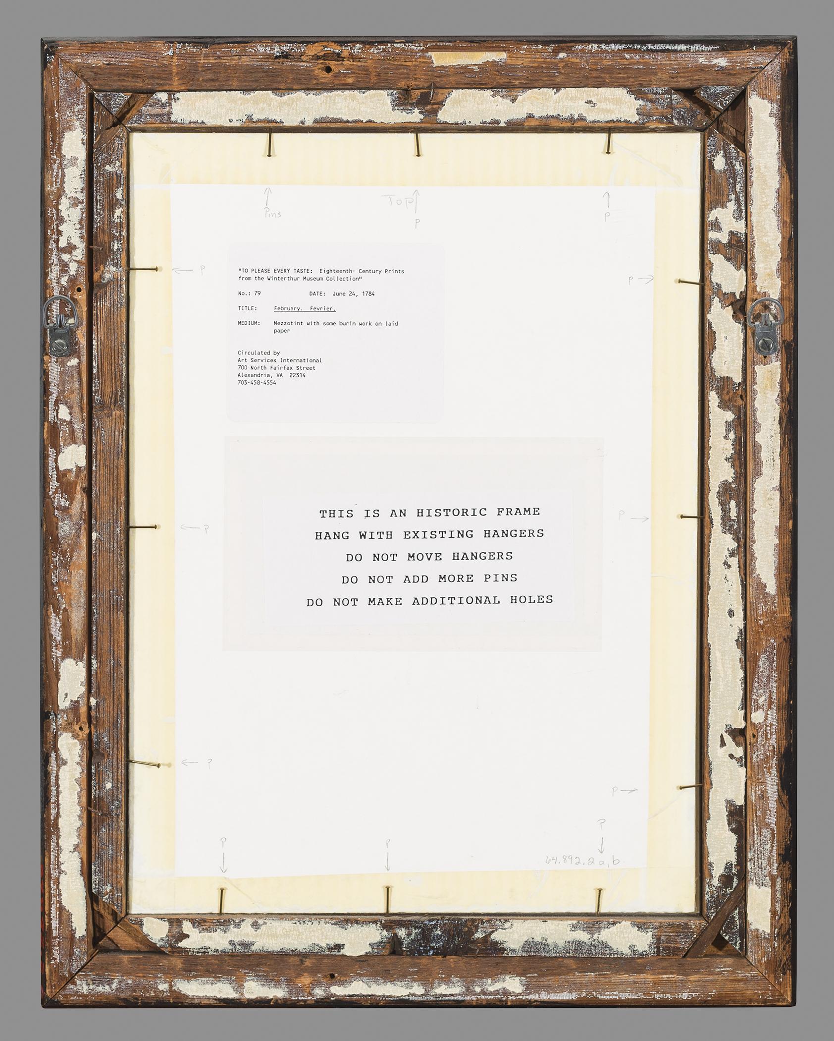 1964.0892.002 B Frame, view 1, reverse