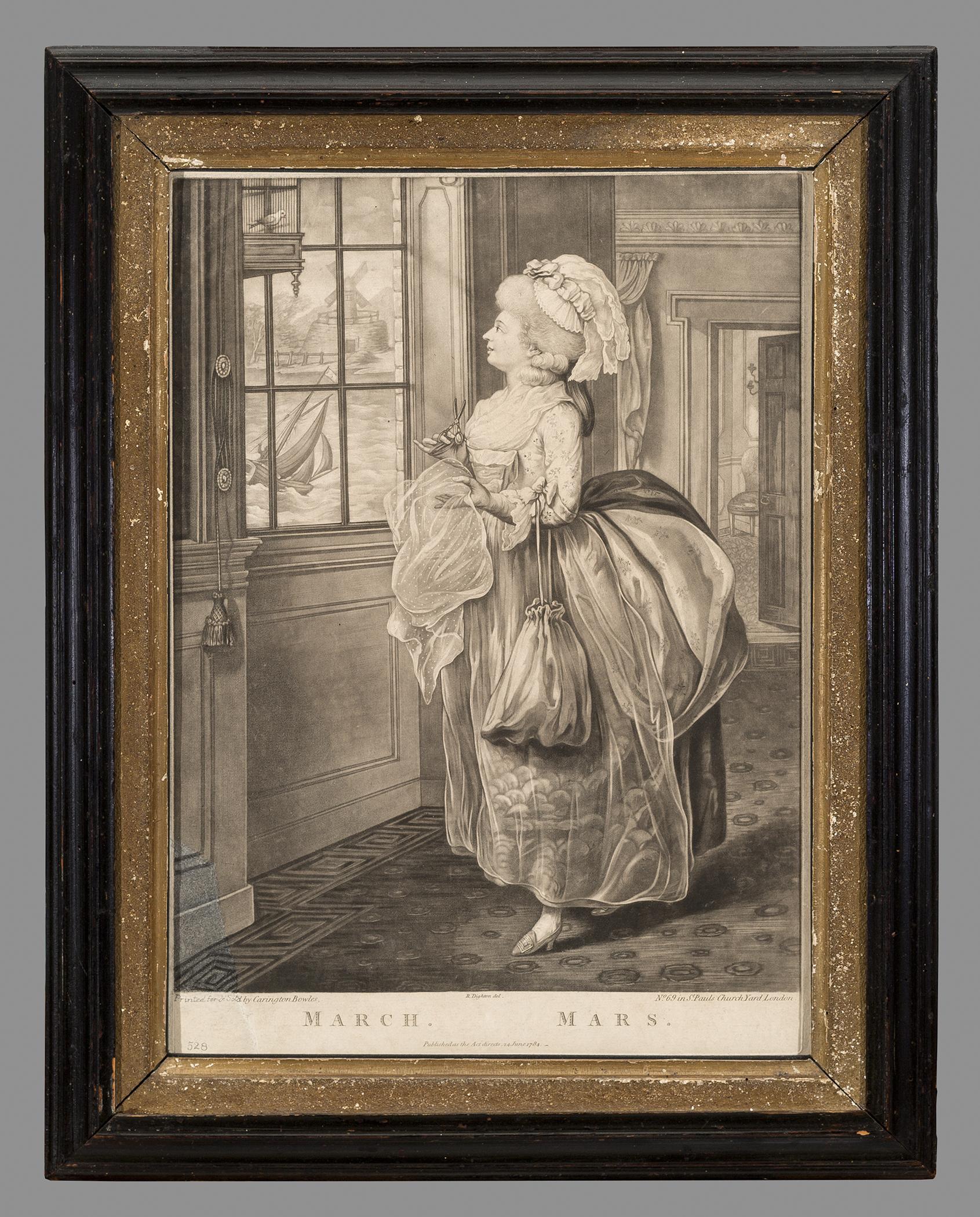 1964.0892.003 A Print, B Frame, view 1
