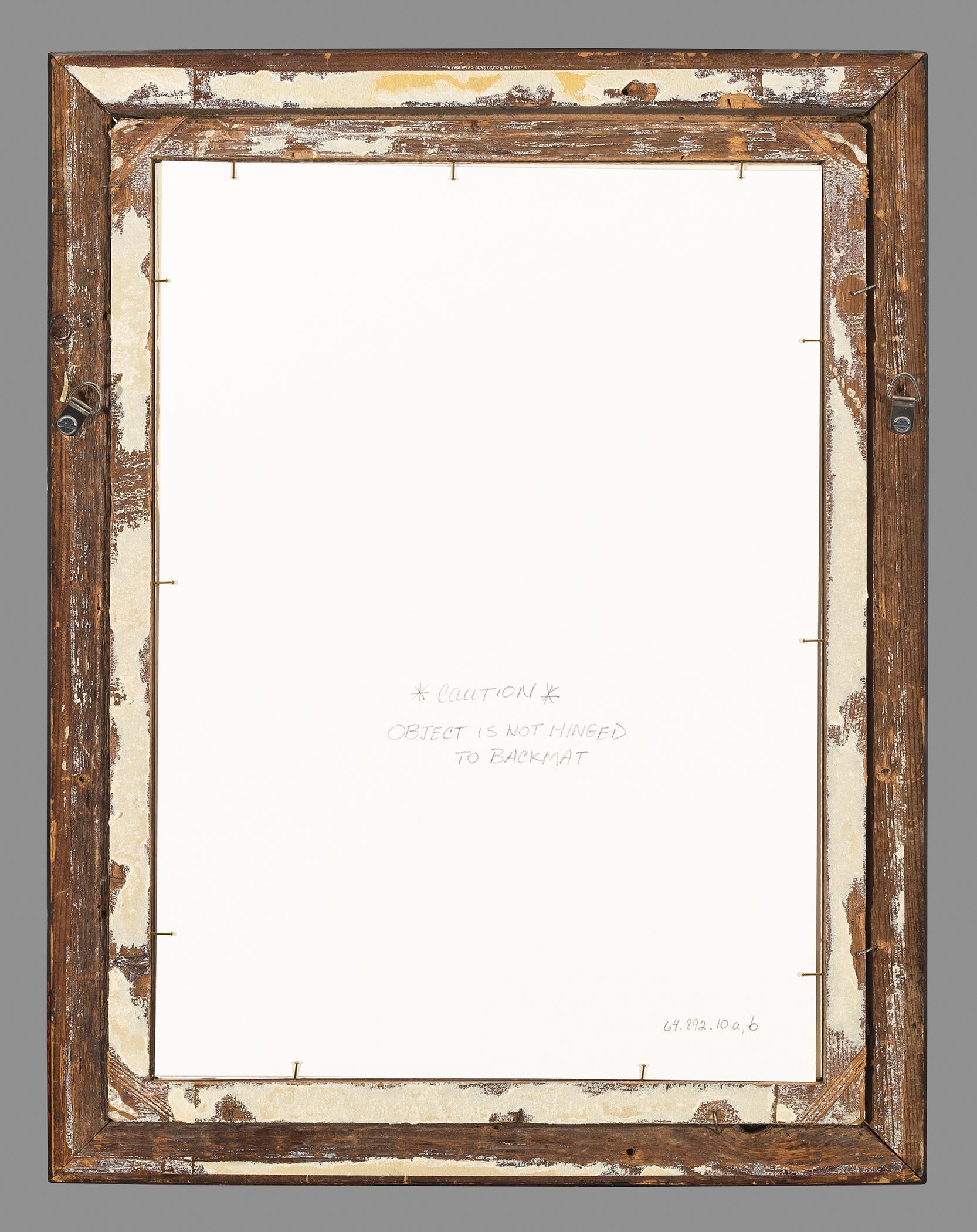 1964.0892.010 B Frame, view 1, reverse