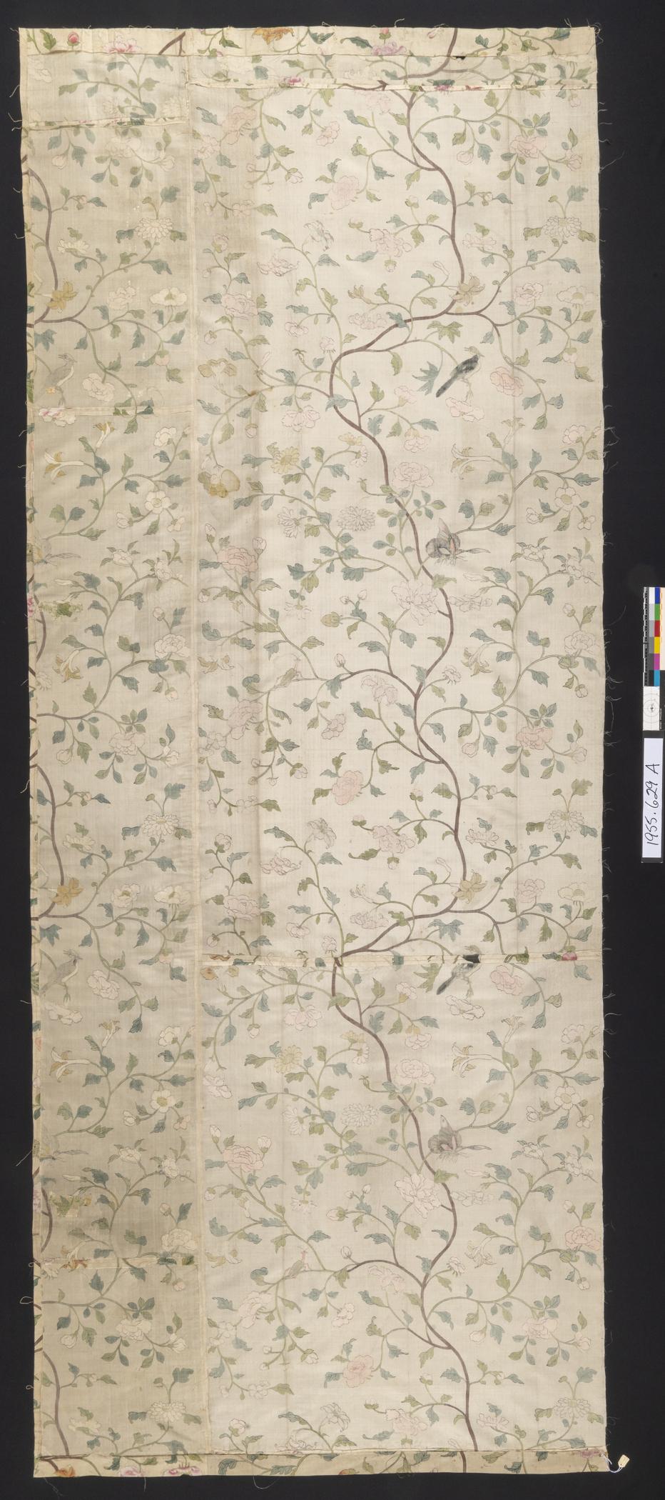1955.0629 A Window hanging, view 2, reverse