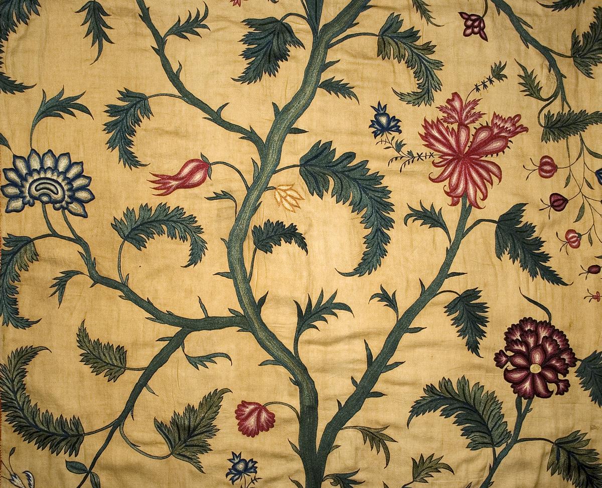 1955.0630 A Window Hanging, Side Curtain, Pattern Detail