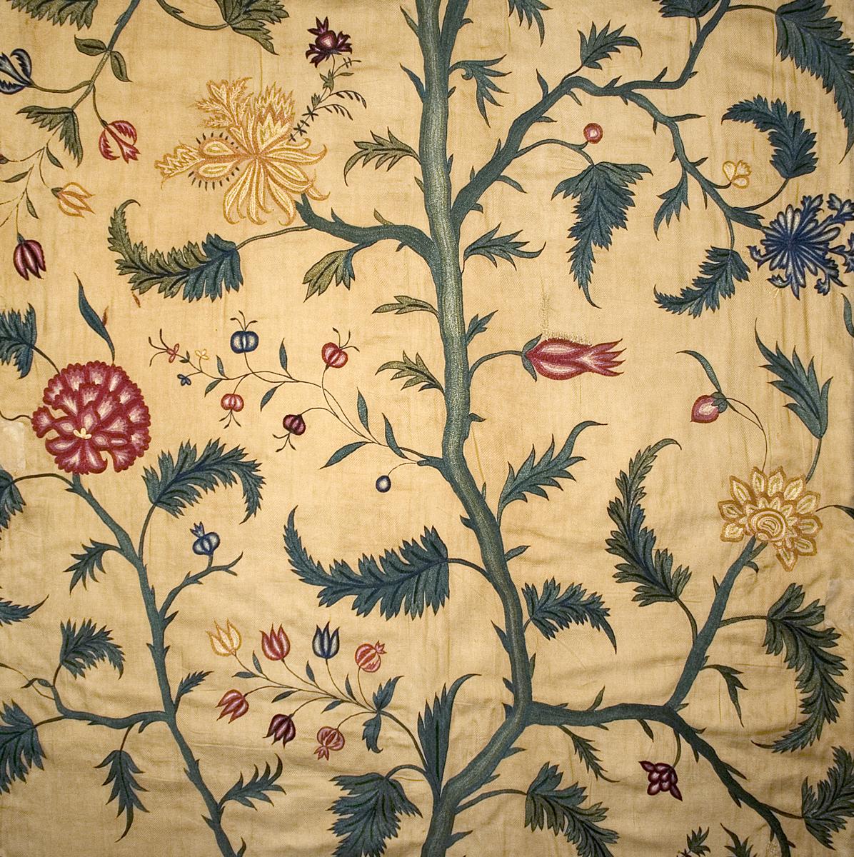 1955.0630 A Window Hanging, Side Curtain, Pattern Detail #2