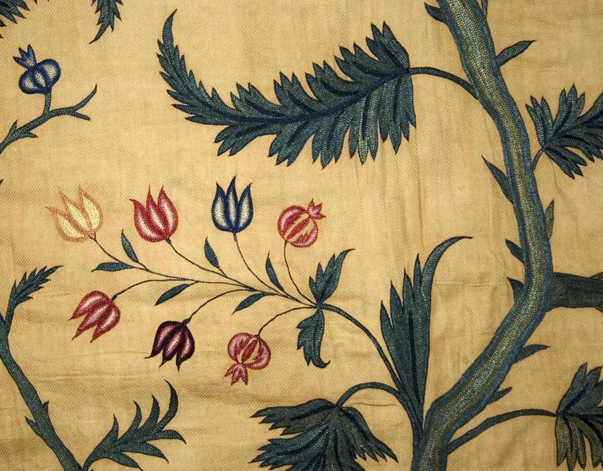 1955.0630 A Window Hanging, Side Curtain, Pattern Detail #3