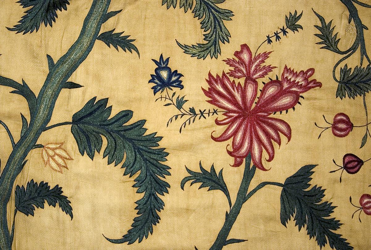 1955.0630 A Window Hanging, Side Curtain, Pattern Detail #4