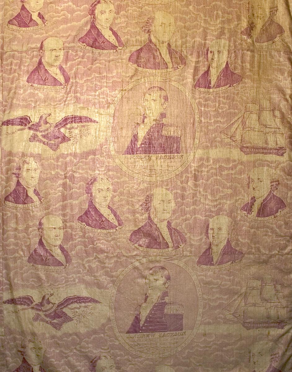 1955.0631 B  Window Hanging, Side Curtain, Pattern Repeat
