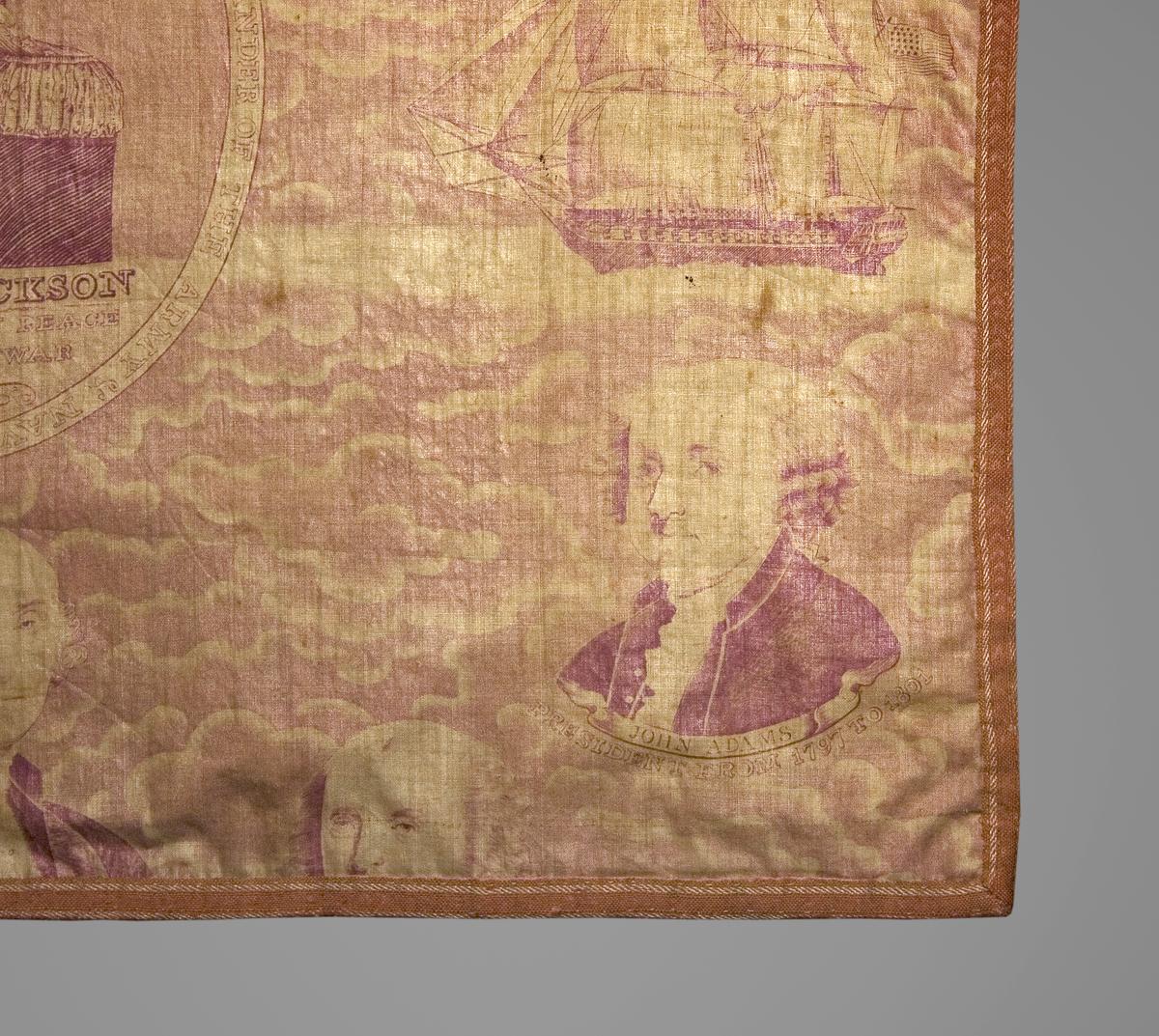 1955.0631 B  Window Hanging, Side Curtain, Edge Detail