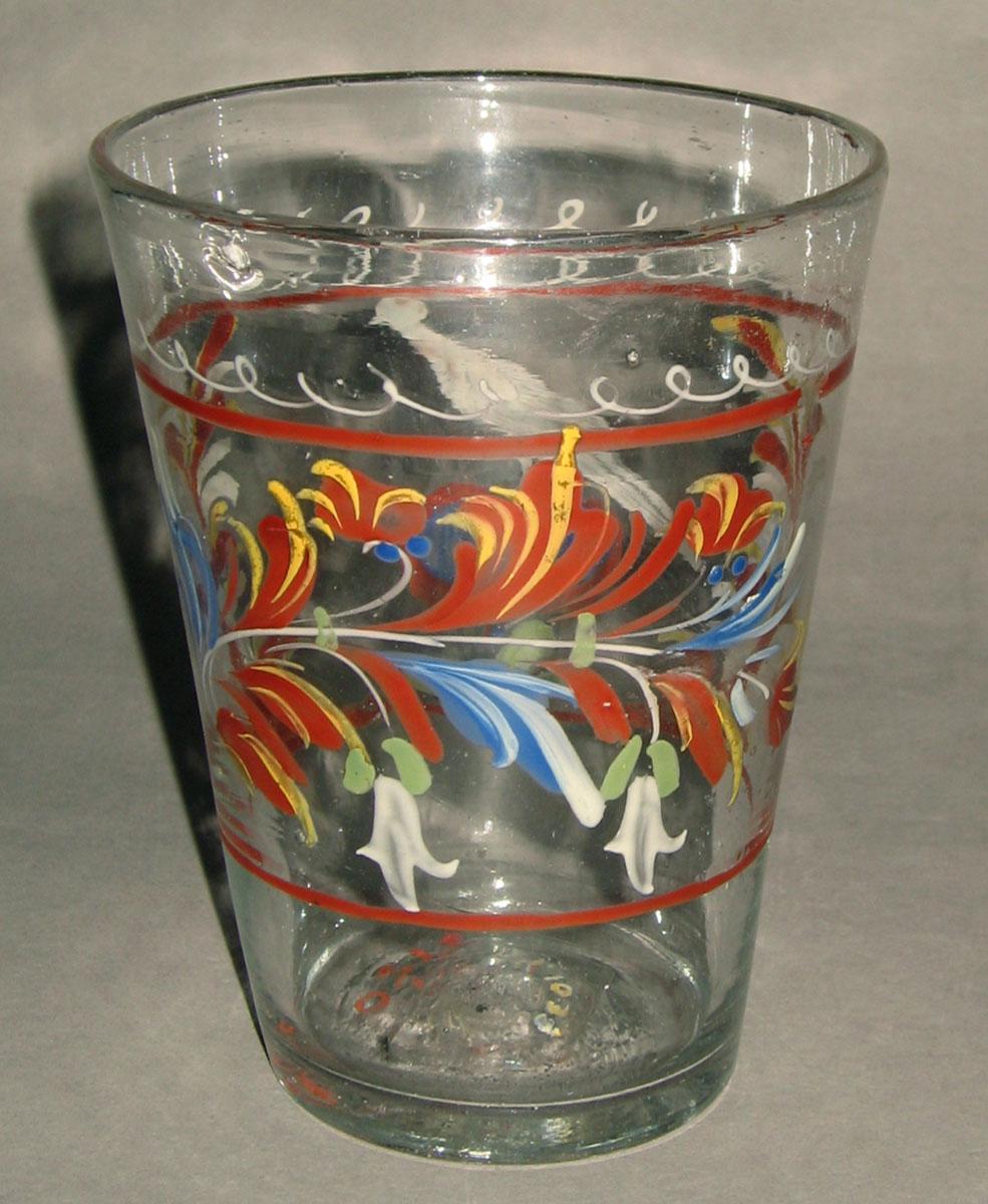 1964.1033 Colorless glass tumbler (side 2)