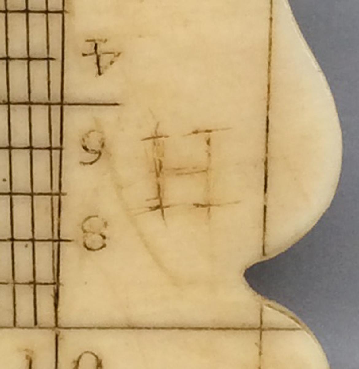 1964.1044 D Tool (for drafting), detail 1