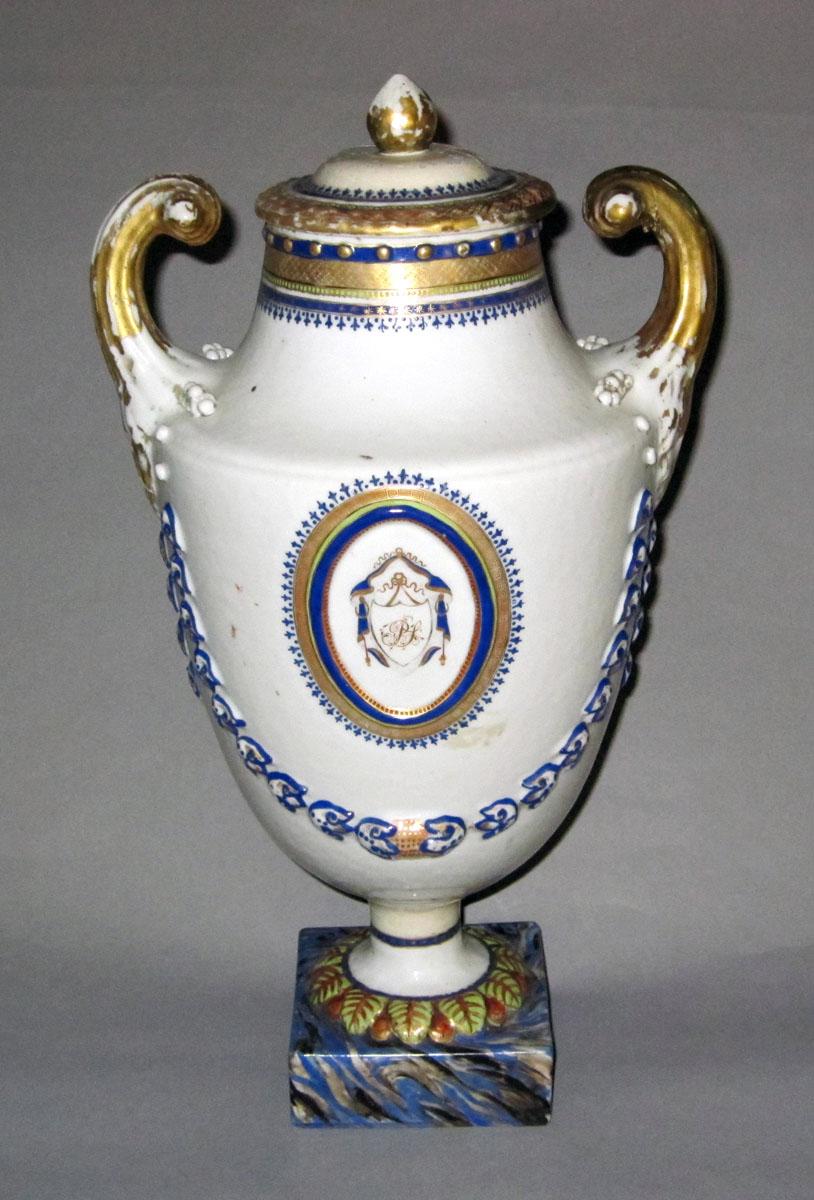 1964.1187.002 A,B Porcelain urn