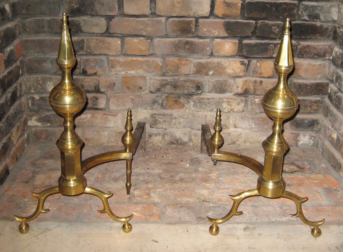 1964.1192.001 and .002 Andirons