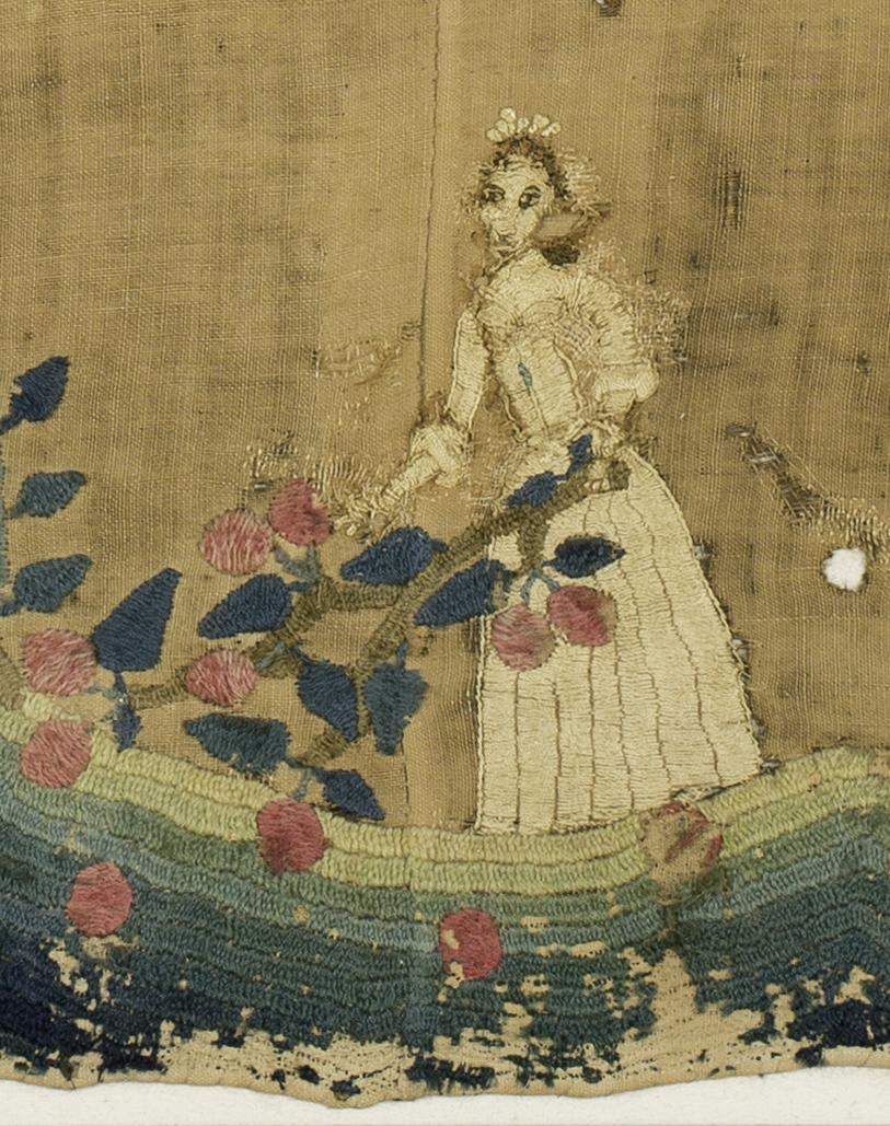 1964.1218 A Needlework Picture, Detail 4