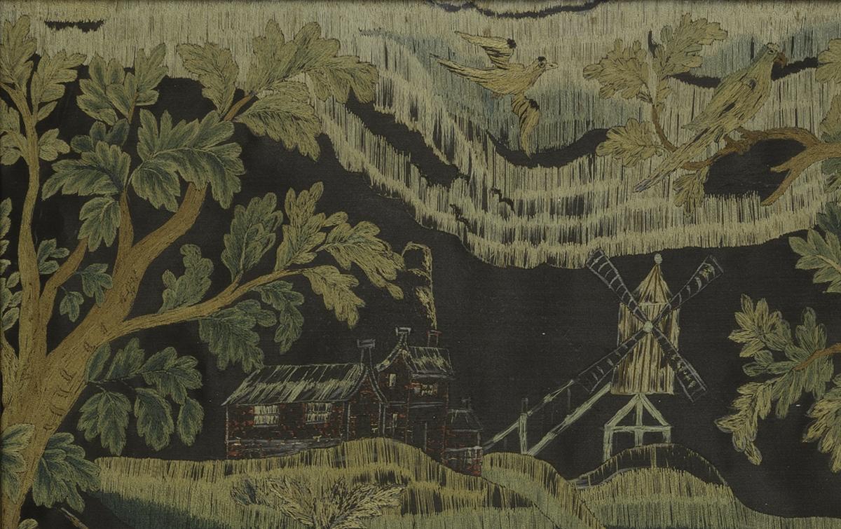 1964.1221 A Needlework Picture, Detail