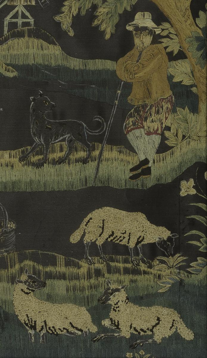 1964.1221 A Needlework Picture, Detail 3