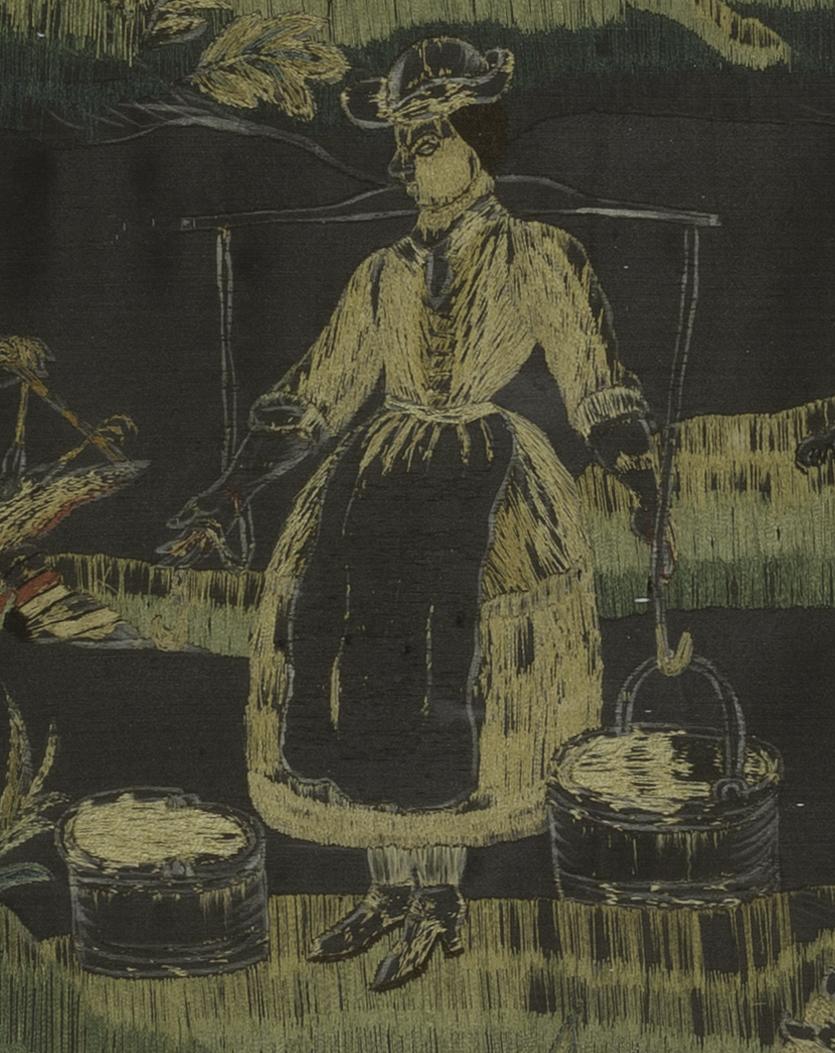 1964.1221 A Needlework Picture, Detail 5