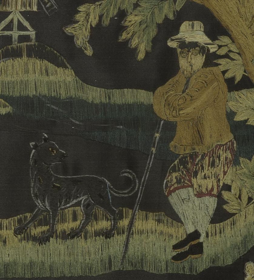 1964.1221 A Needlework Picture, Detail 6