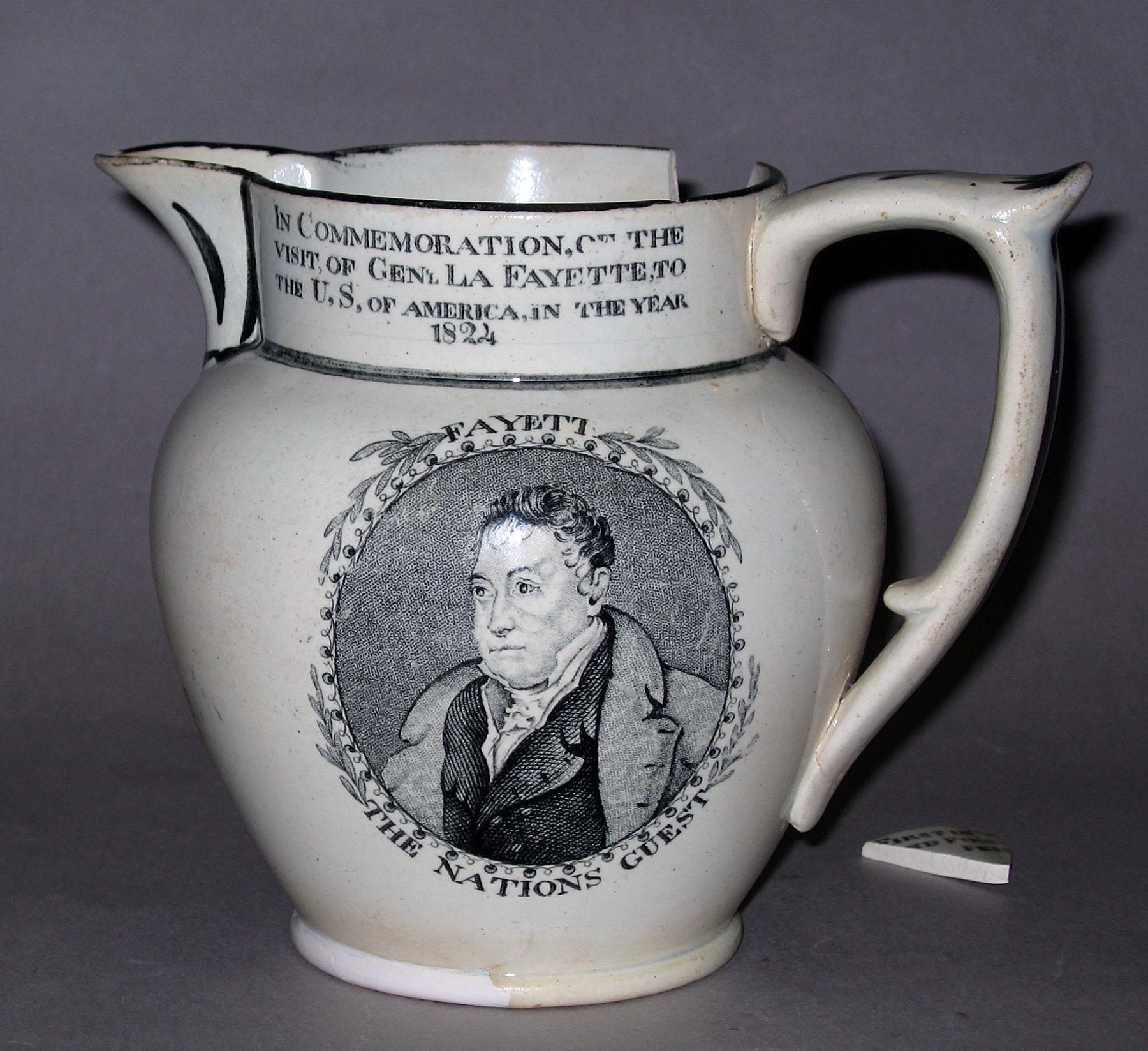 1964.1270 Earthenware jug (left)