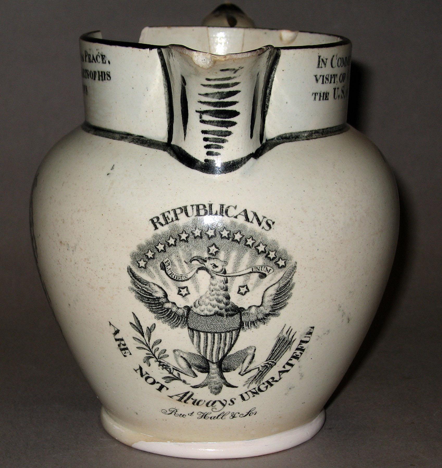 1964.1270 Earthenware jug (front)