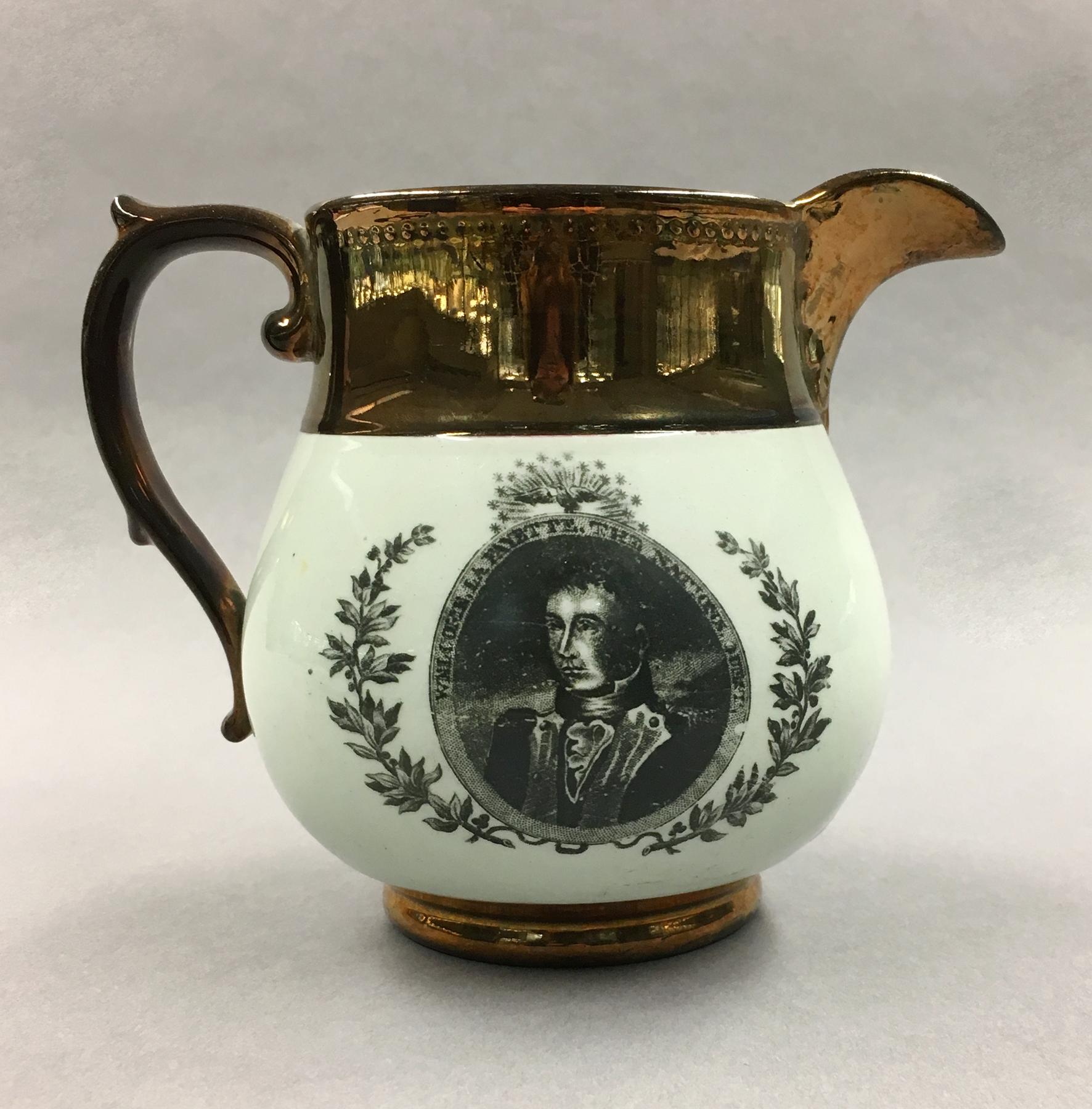 1964.1272 Lusterware Jug, view 2