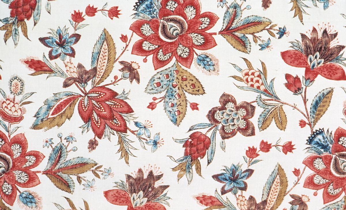 1955.0637.003 A Bed Hanging, Fabric Detail