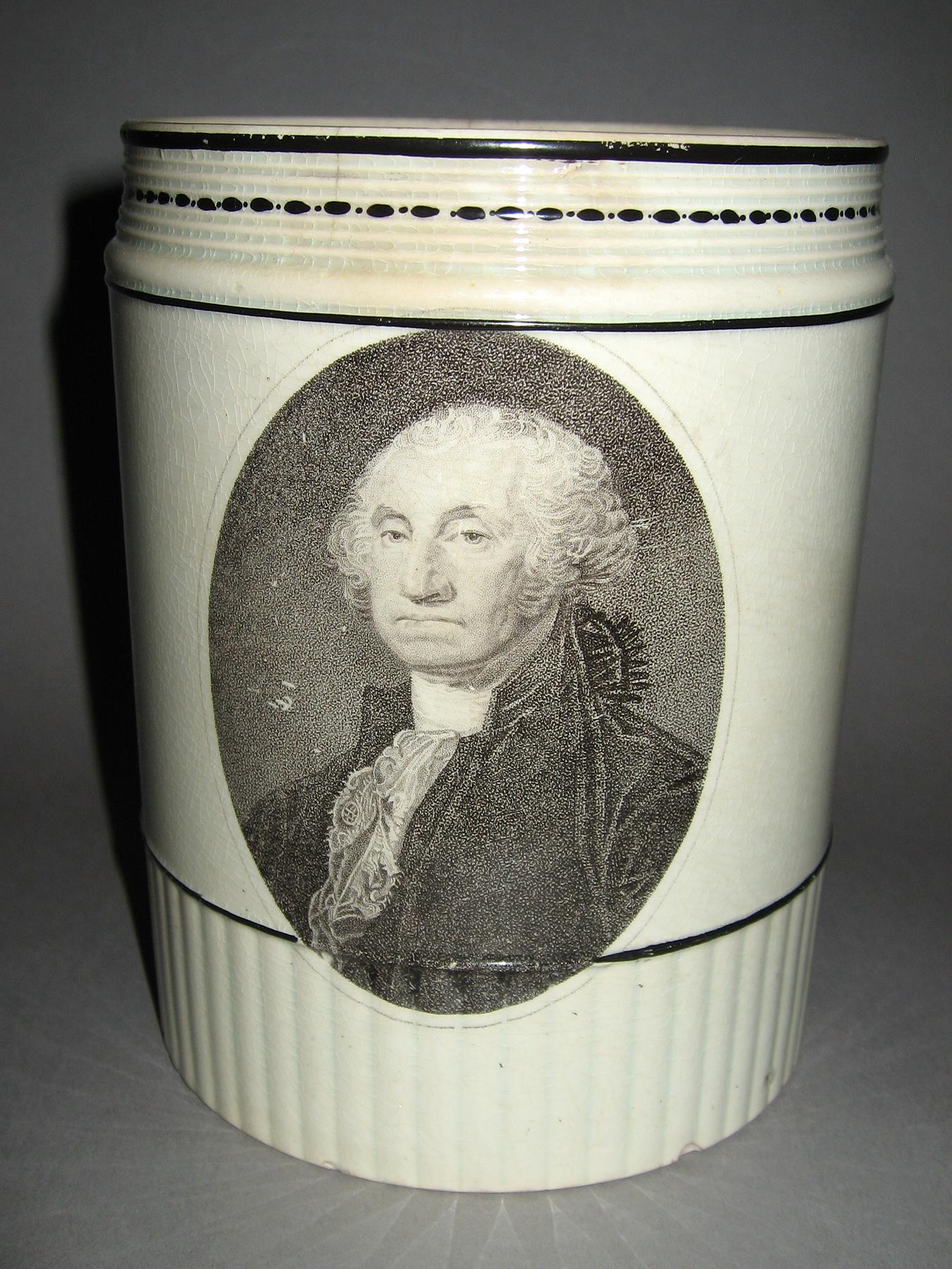 1964.1279 GW creamware mug