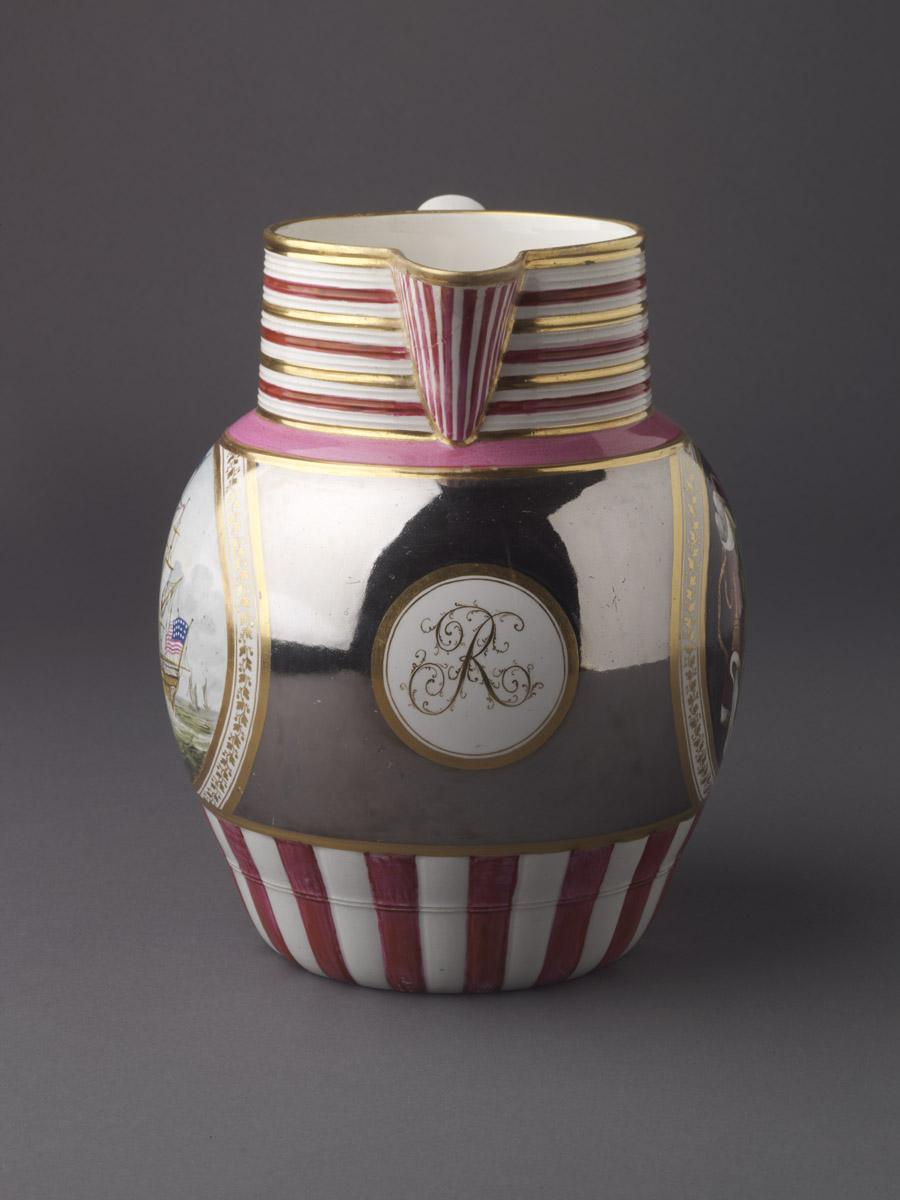 1964.1282 Lusterware Jug (view 3)
