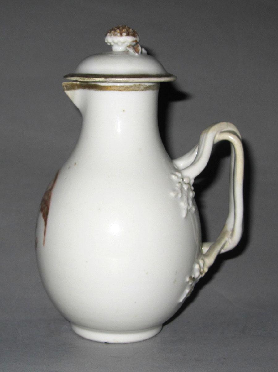 1964.1290 A,B Porcelain jug and cover