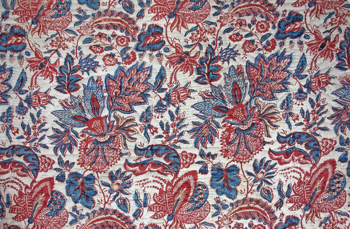 T297 textile, printed design repeat
