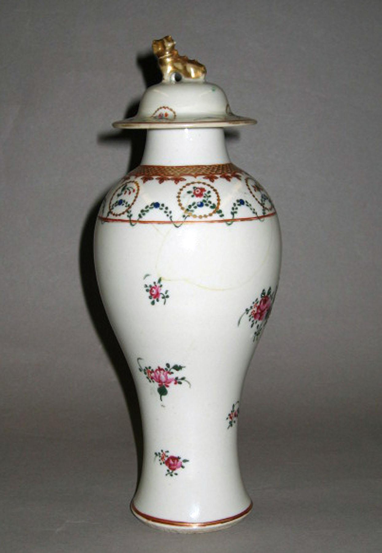 1964.1293 A, B Porcelain vase